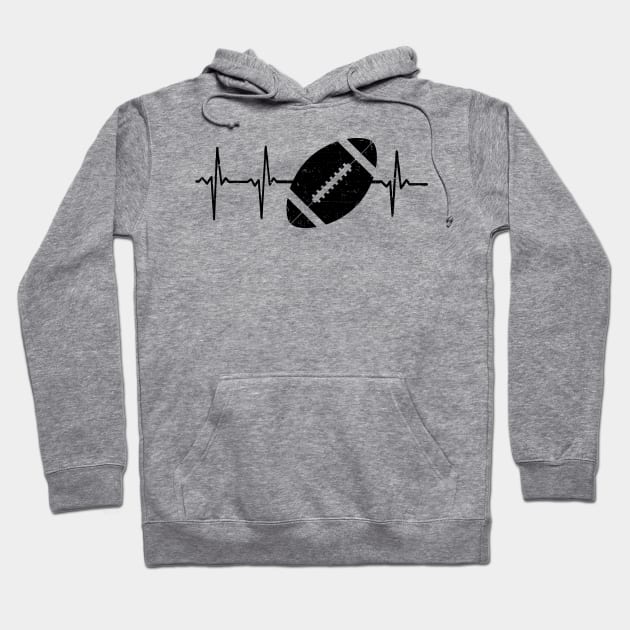 Football Player Shirt | Heartbeat 4th Of July Gift Hoodie by Gawkclothing